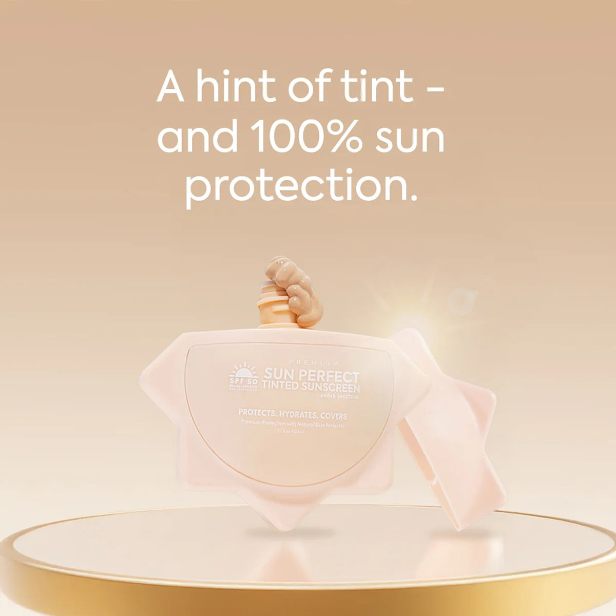 Beauty&U Hikari Skin Essentials Ultrawhite Tinted Sunscreen SPF50 PA++++ (50 ml)