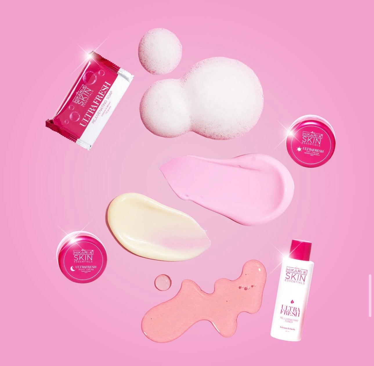 Beauty&U Hikari – Skin Essentials Ultra Fresh Premium Rejuvenating Set 245g