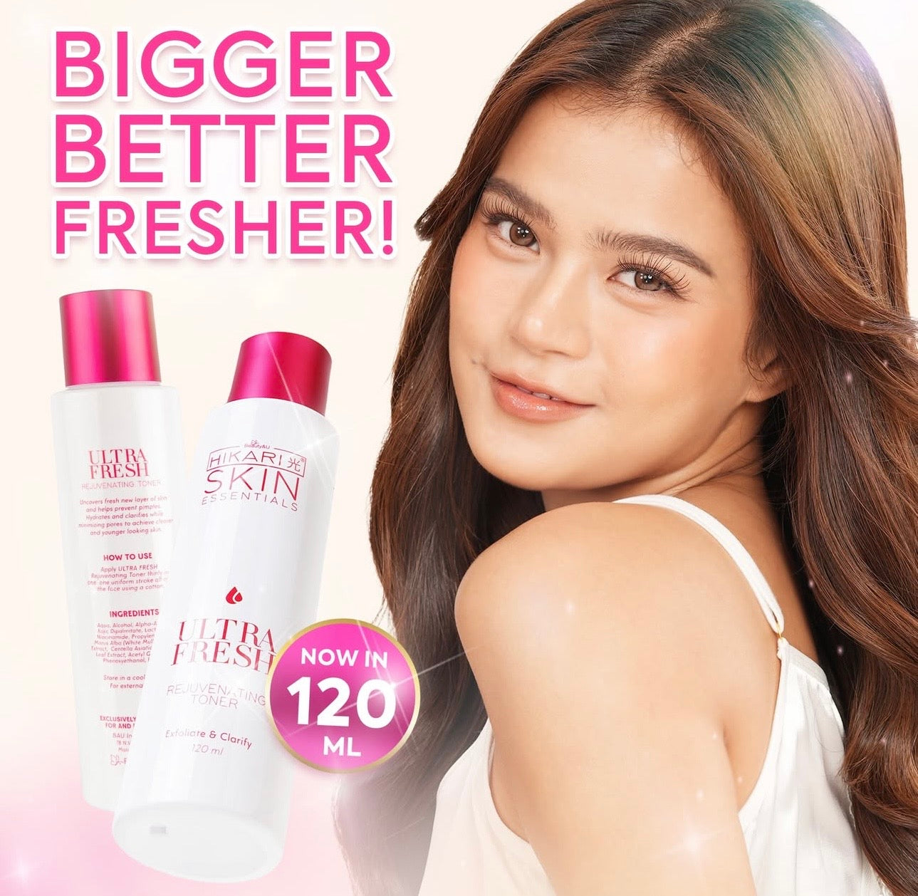 Beauty&U Hikari Skin Essentials Ultra Fresh Rejuvenating Toner (120ml)