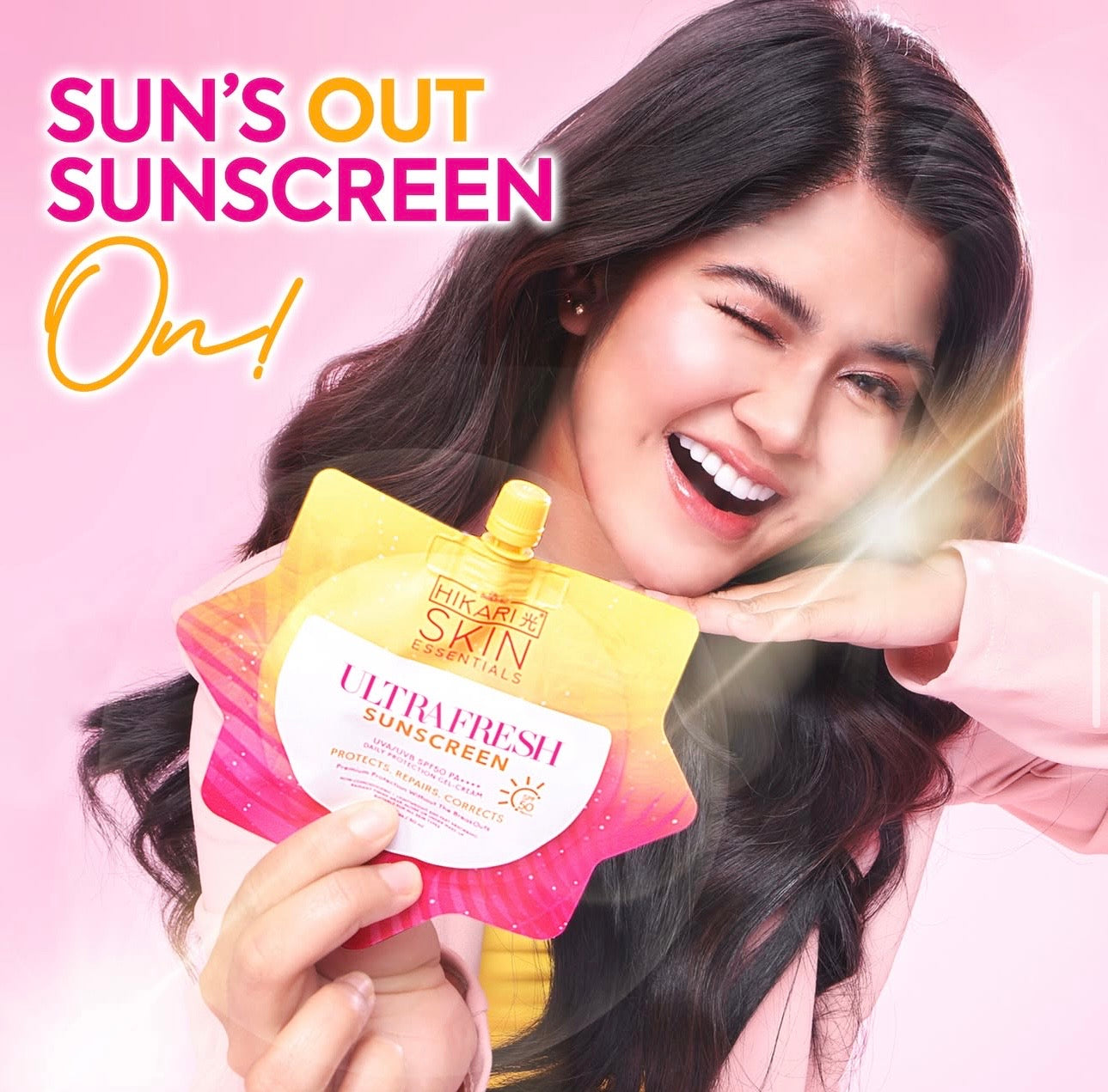 Beauty&U Hikari Skin Essentials Ultrawhite Sunscreen SPF50 PA++++ (50ml)