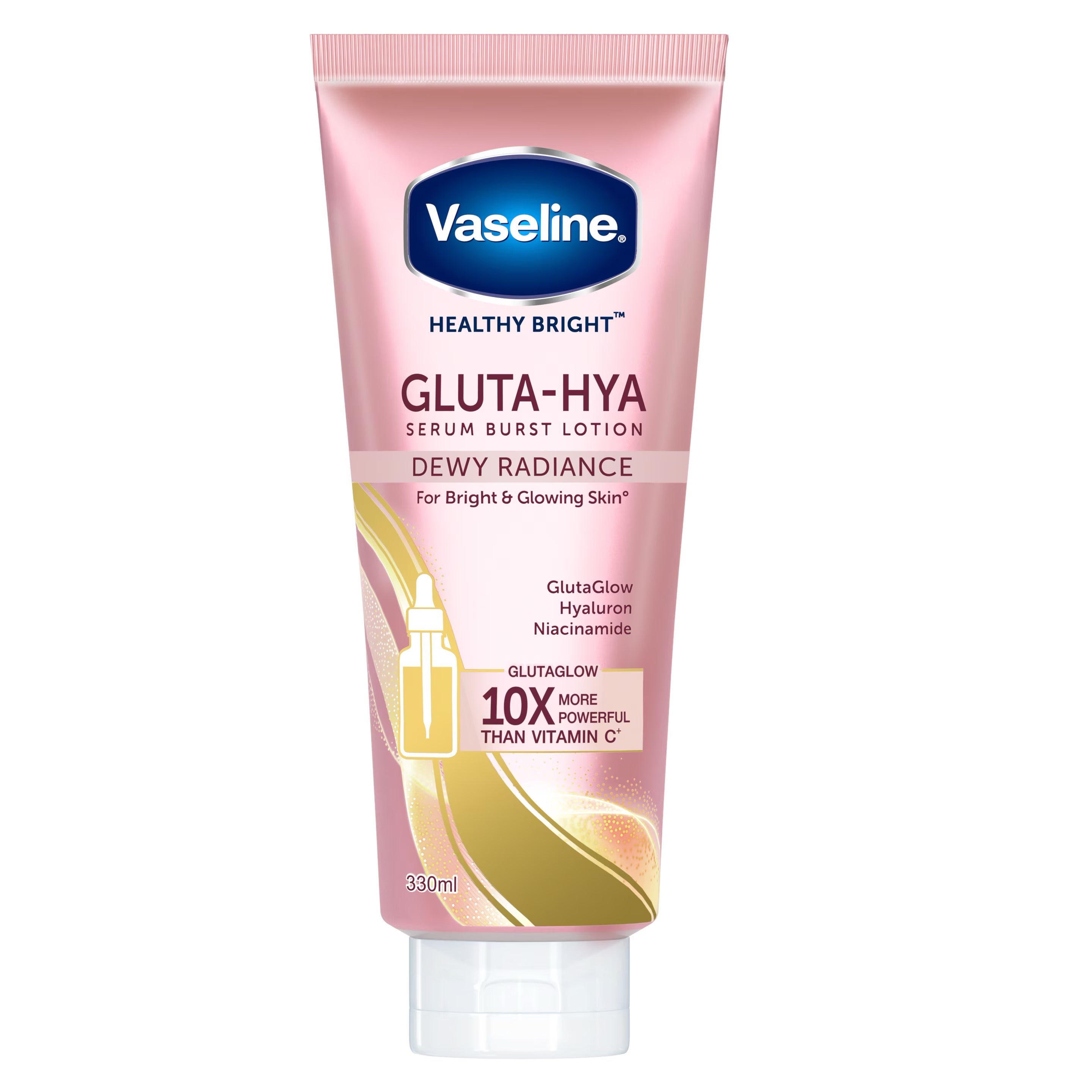 Vaseline Healthy Bright Gluta-Hya Serum Burst Lotion Dewy Radiance 290ml