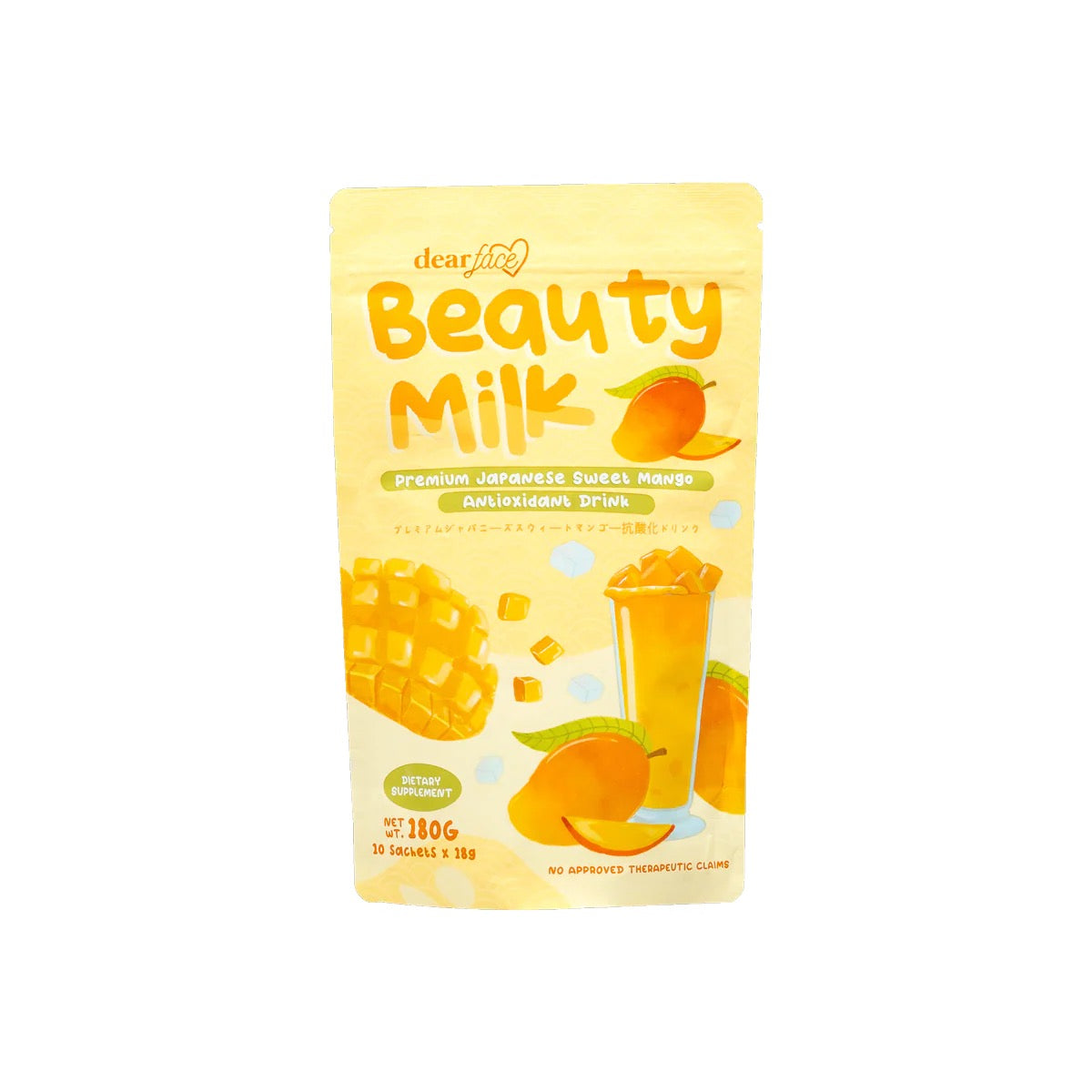 Dear Face Beauty Milk Mango (10x18g)