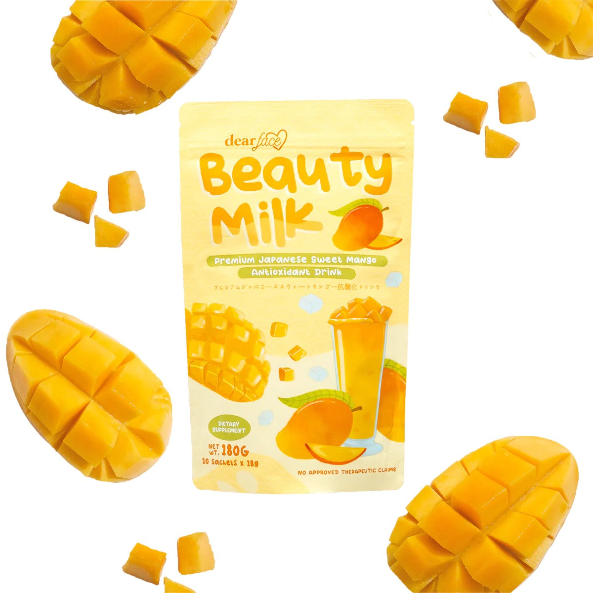 Dear Face Beauty Milk Mango (10x18g)