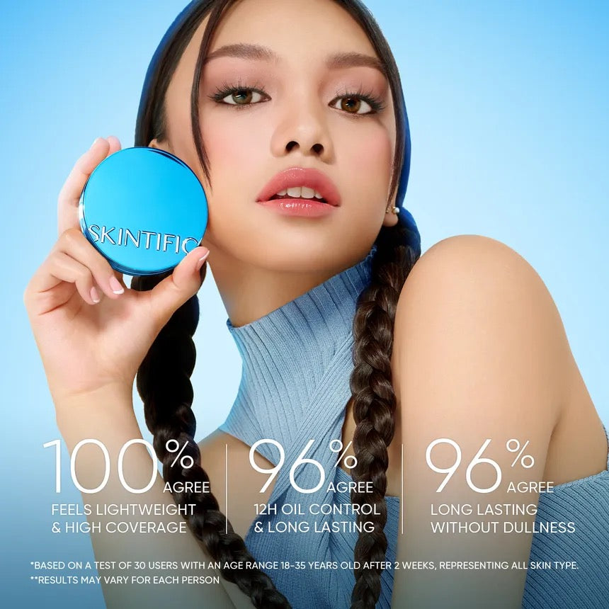 Skintific Perfect Stay Velvet Matte Cushion 11g - 8 Shades