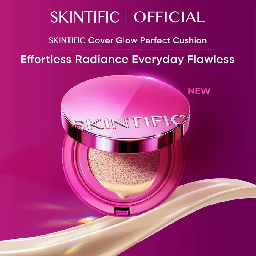 Skintific Cover Glow Perfect Cushion 11g - 8 shades