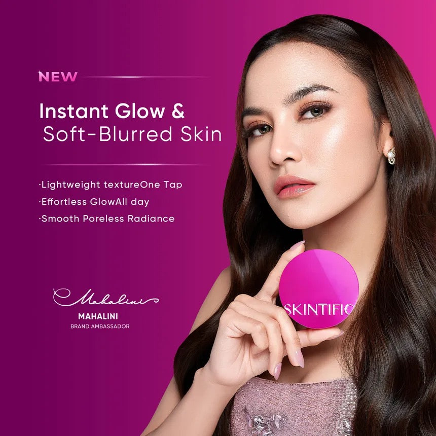 Skintific Cover Glow Perfect Cushion 11g - 8 shades