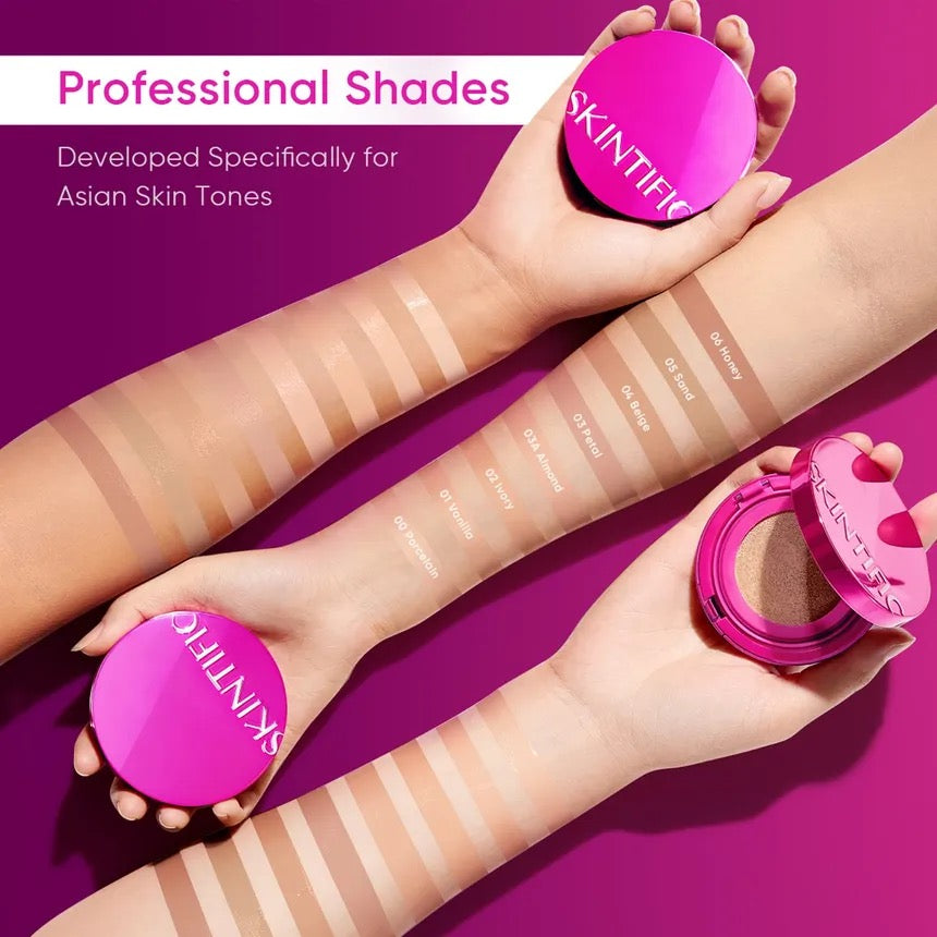 Skintific Cover Glow Perfect Cushion 11g - 8 shades