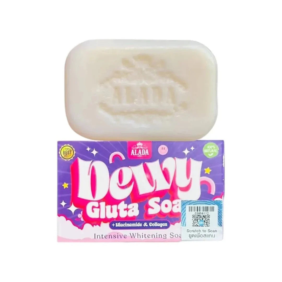 Dewy Gluta Soap + Niacinamide & Collagen Intensive Whitening Soap  70g