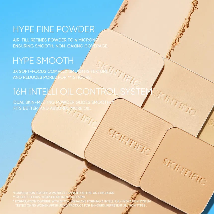 Skintific Ultra Cover Powder Foundation 9g - 6 Shades