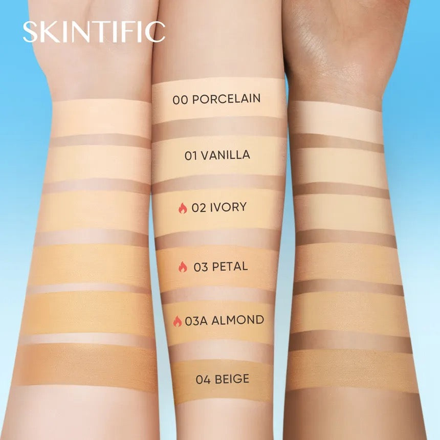 Skintific Ultra Cover Powder Foundation 9g - 6 Shades
