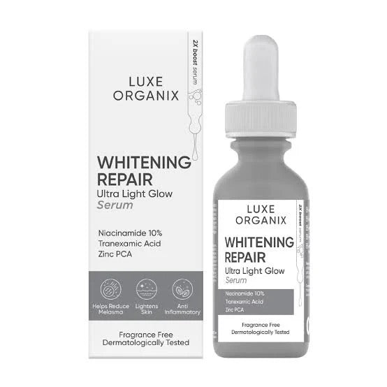 Luxe Organix Whitening Repair Ultra Light Glow Serum 30ml