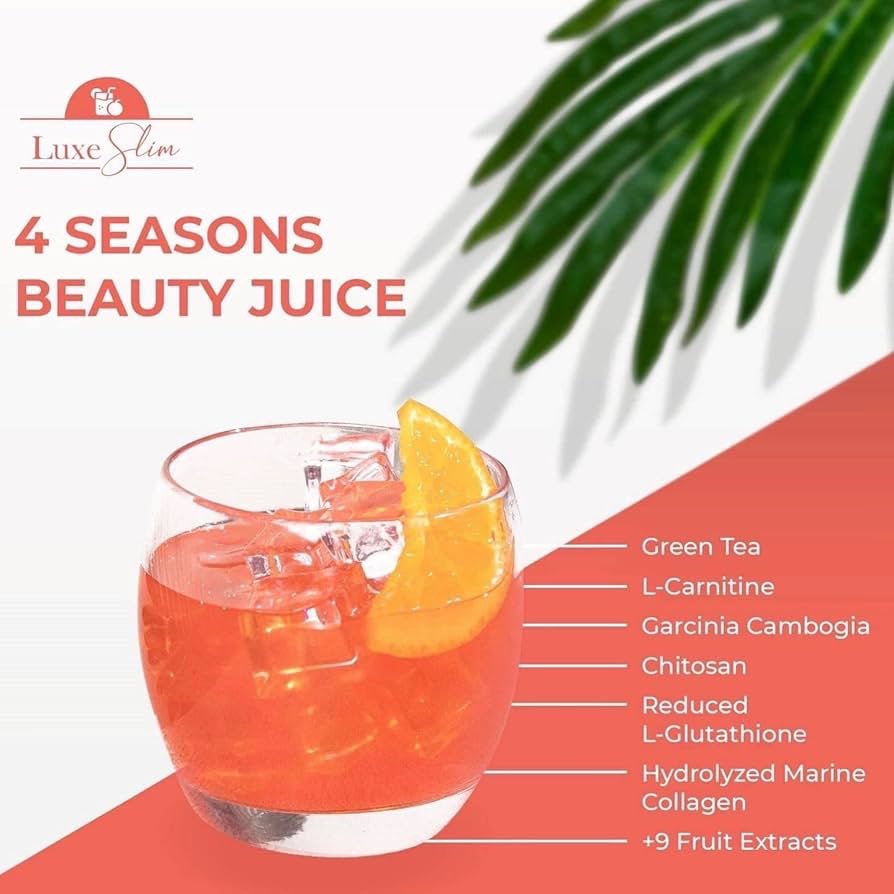 Luxe Slim 4 Season Beauty Juice Herbal Drink Mix 8x21g
