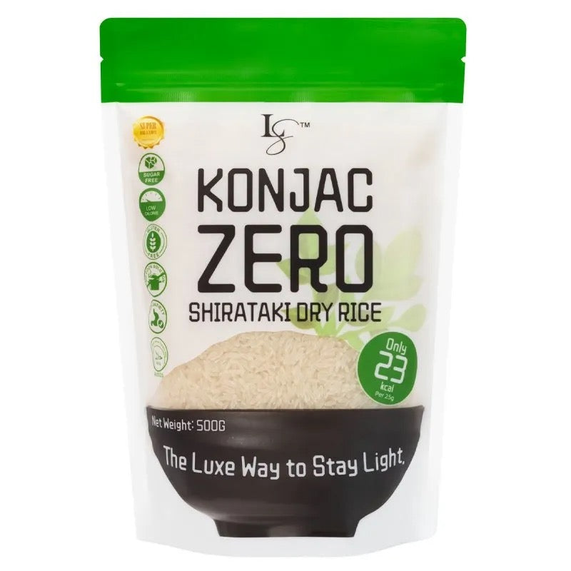 Luxe Slim Konjac Zero Shirataki Dry Rice 23kcal 500g