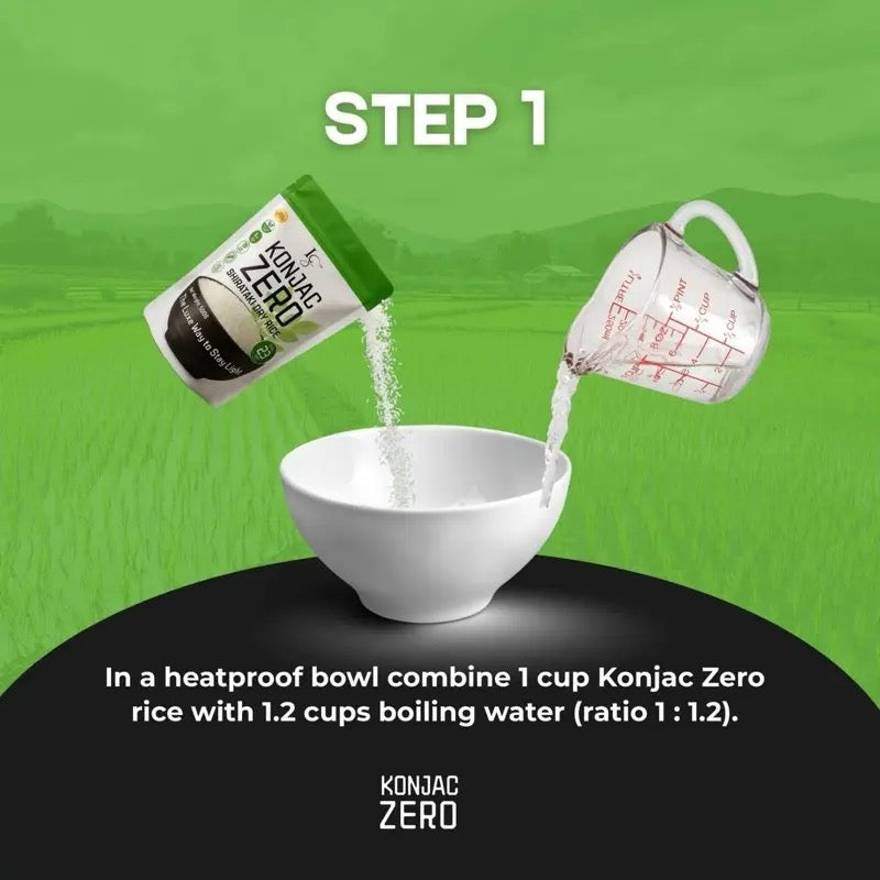Luxe Slim Konjac Zero Shirataki Dry Rice 23kcal 500g
