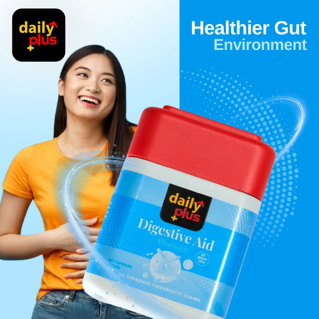 Daily Plus Digestive Aid 60x500mg Capsules (30g)