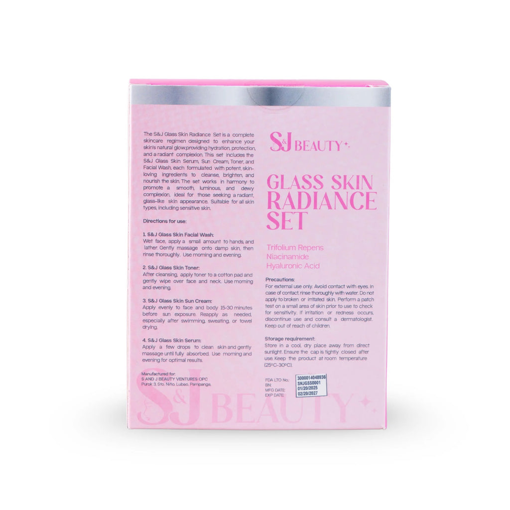 S&J Beauty Glass Skin Radiance Set