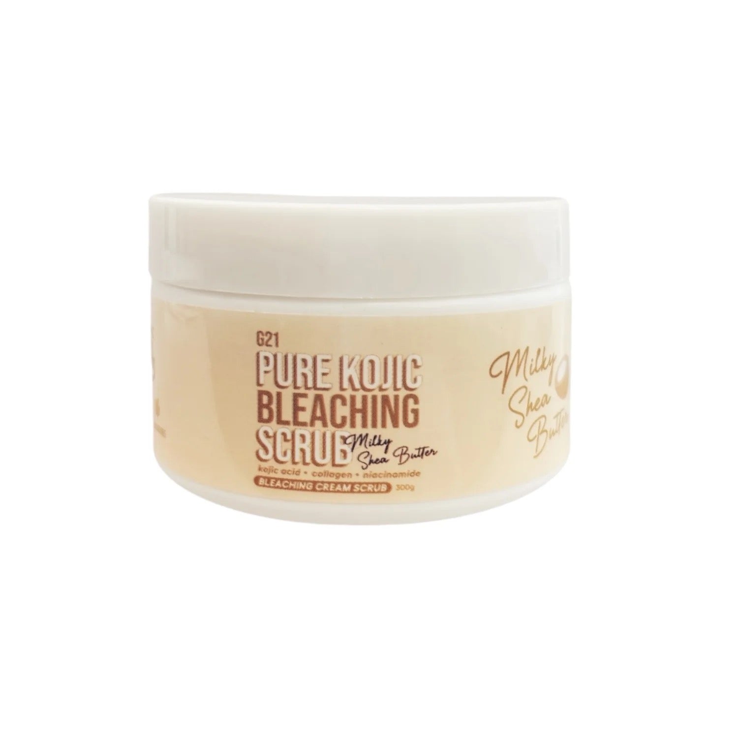 G21 Kojic Bleaching Scrub Milky Shea Butter 300g