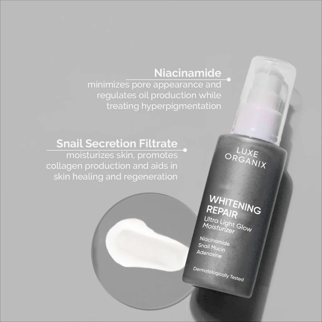 Luxe Organix Whitening Repair Ultra Light Glow Moisturizer 80ml