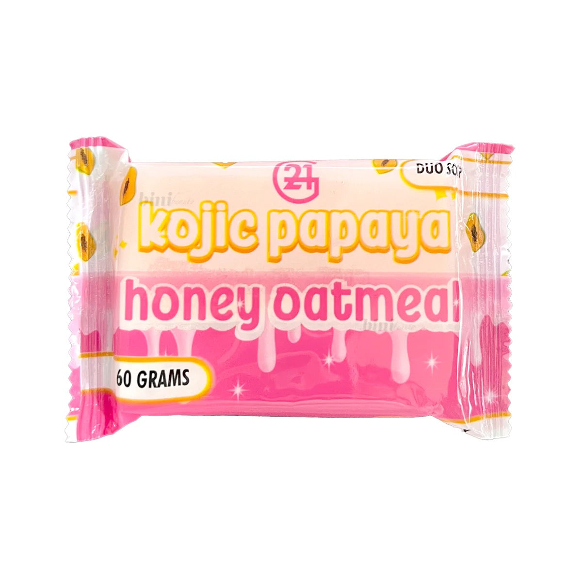 G21 Duo Soap Kojic Papaya & Honey Oatmeal Mini 60g