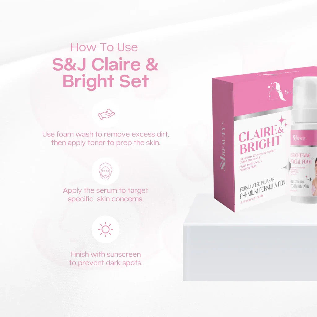 S&J Beauty Claire & Bright Set 350g