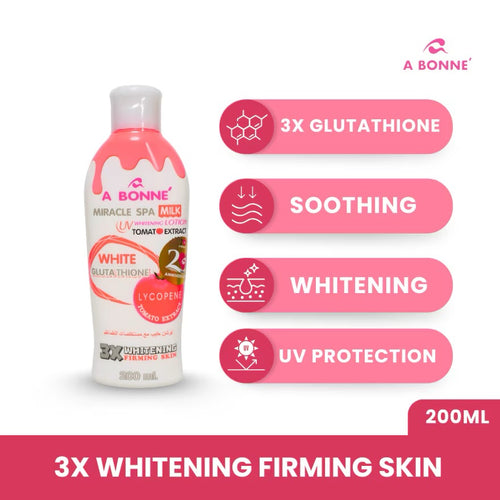 Abonne UV Miracle Spa Milk Lotion Tomato Extract x3 200ml