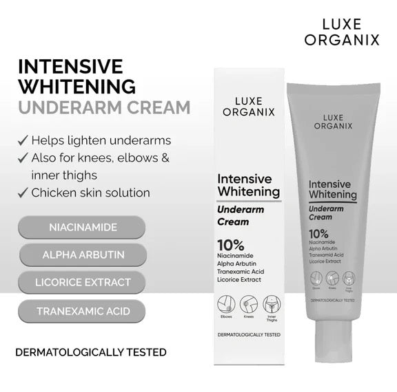 Luxe Organix Intensive Whitening Underarm Cream 40g