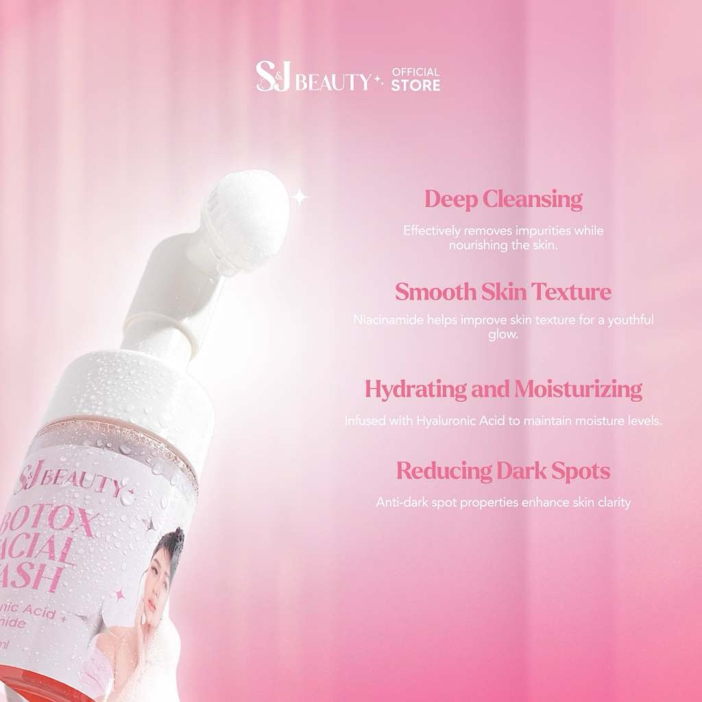 S&J Beauty Botox Facial Wash 100ml