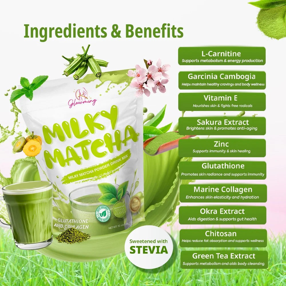 Glowming Shape by CC Milky Matcha 10x20g
