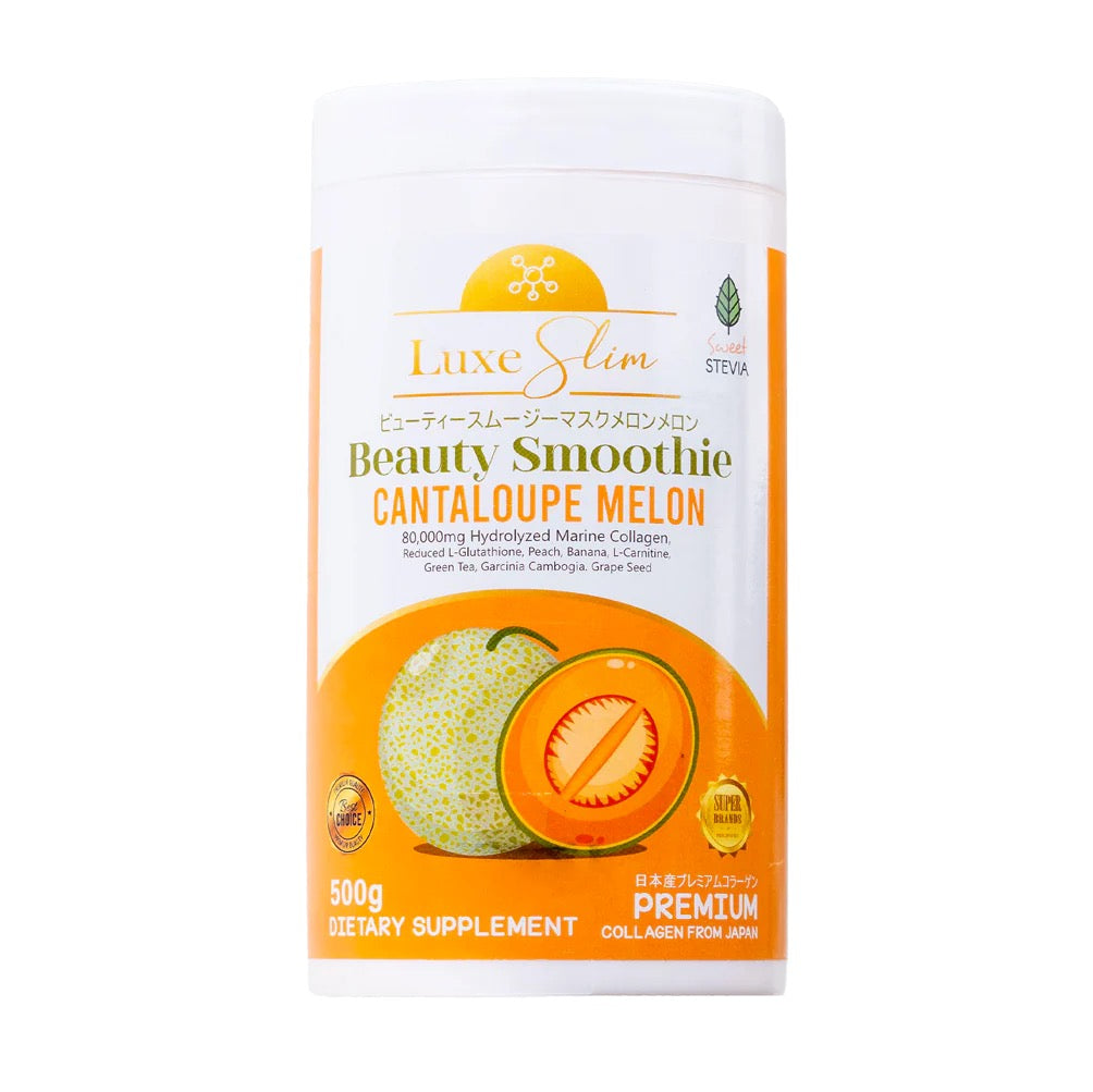 Luxe Slim Beauty Smoothie Cantaloupe Melon Canister 500g