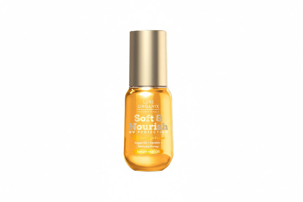 Luxe Organix Soft & Nourish UV Protection 3X Damage Repair Serum Hair Oil 60ml