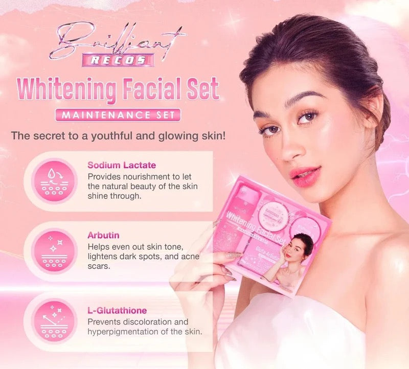 Brilliant Skin Whitening Facial Set 215g