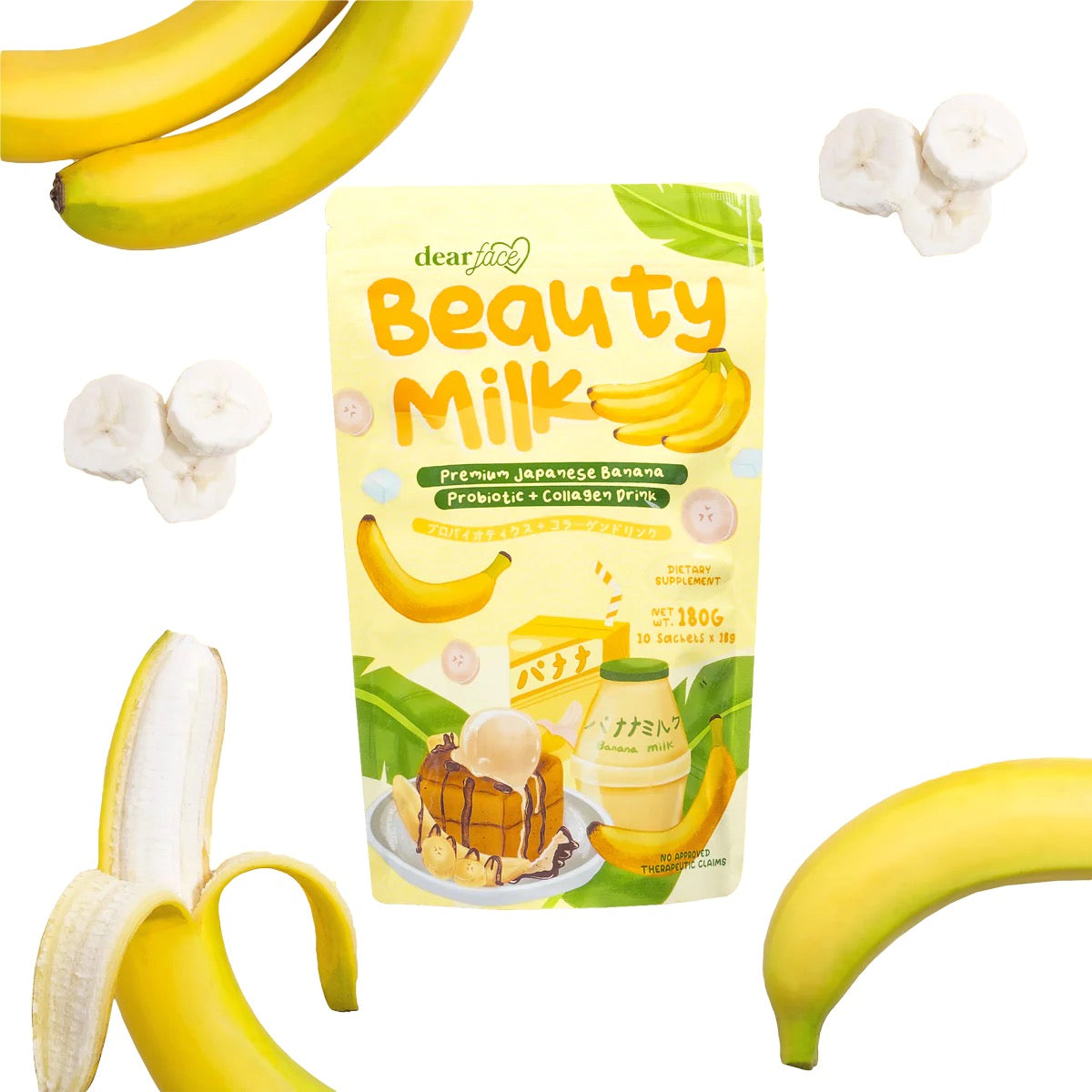 Dear Face Beauty Milk Banana (10x18g)