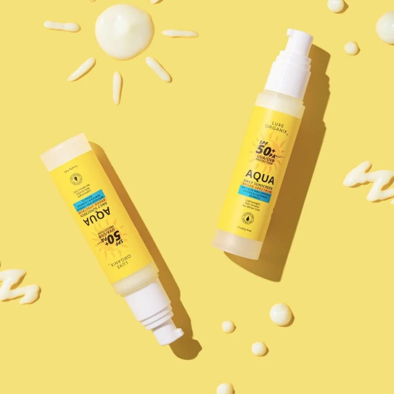 Luxe Organix SPF50 Aqua Daily Sunscreen Broad Spectrum 50ml