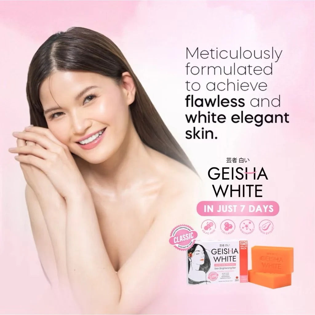 Geisha White Classic Scar and Blemish Skin Brightening Bar 3pc Value Pack 3x65g