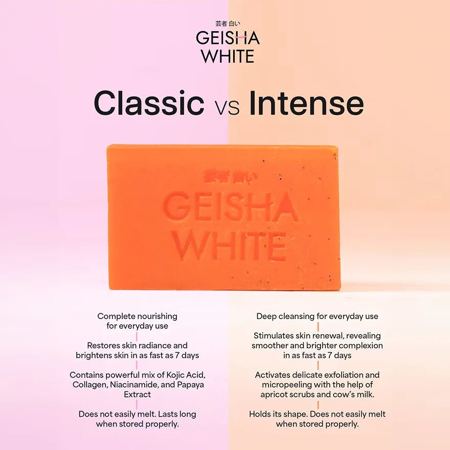 Geisha White Classic Scar and Blemish Skin Brightening Bar 3pc Value Pack 3x65g