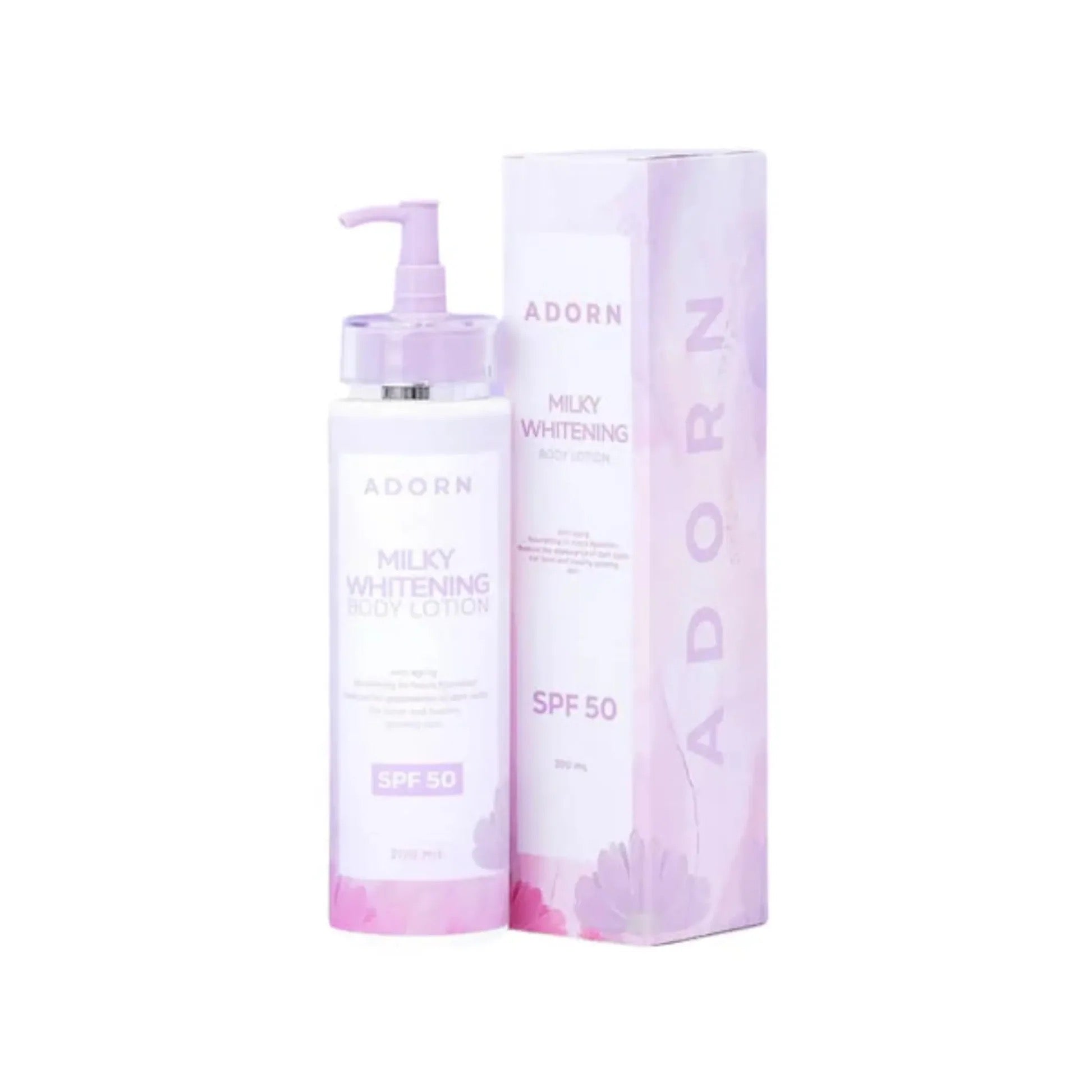 Adorn Milky Whitening Body Lotion SPF 50 200ml