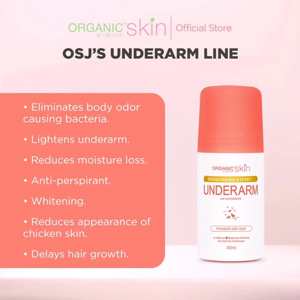 Organic Skin Intensive Whitening Powder Dry Deo 40ml