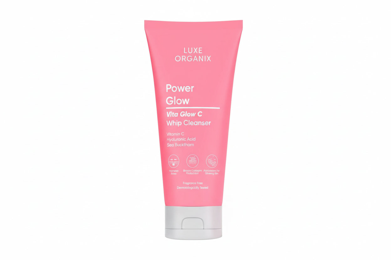 Luxe Organix Power Glow Vita Glow C Whip Cleanser 150g