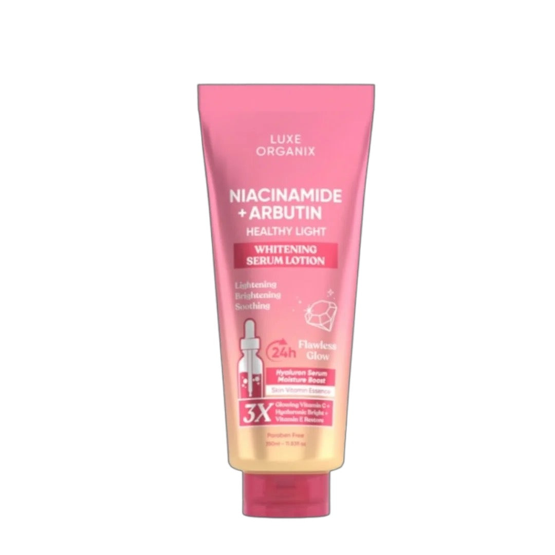 Luxe Organix Niacinamide + Arbutin Healthy Light Whitening Serum Lotion 350ml