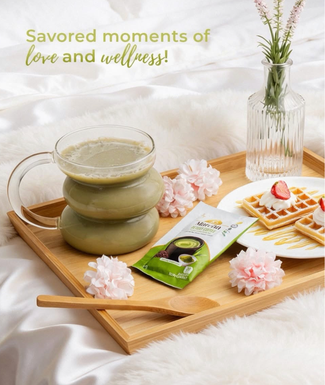 Luxe Slim Matcha Detoxy Coffee Herbal Drink Mix 8x21g