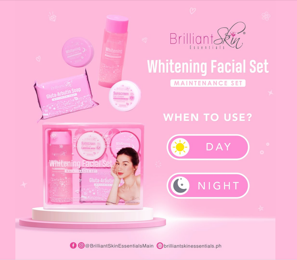 Brilliant Skin Whitening Facial Set 215g