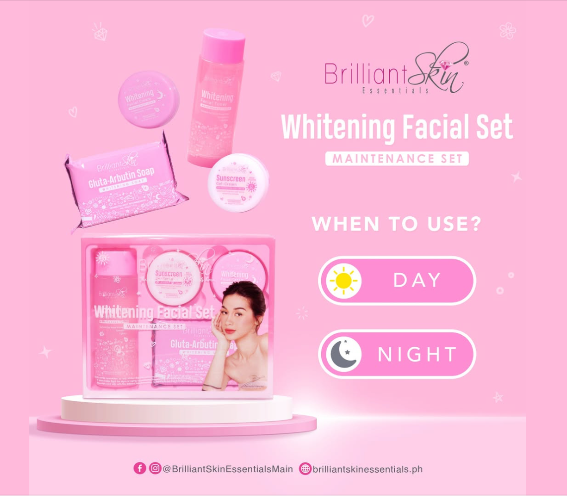 Brilliant Skin Whitening Facial Set 215g