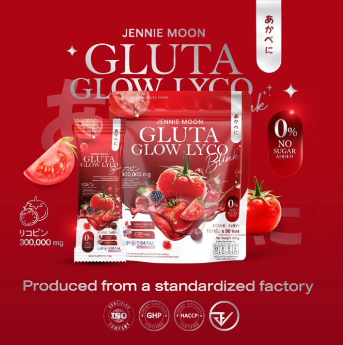 Jennie Moon Gluta Glow Lyco Blink 30x10g