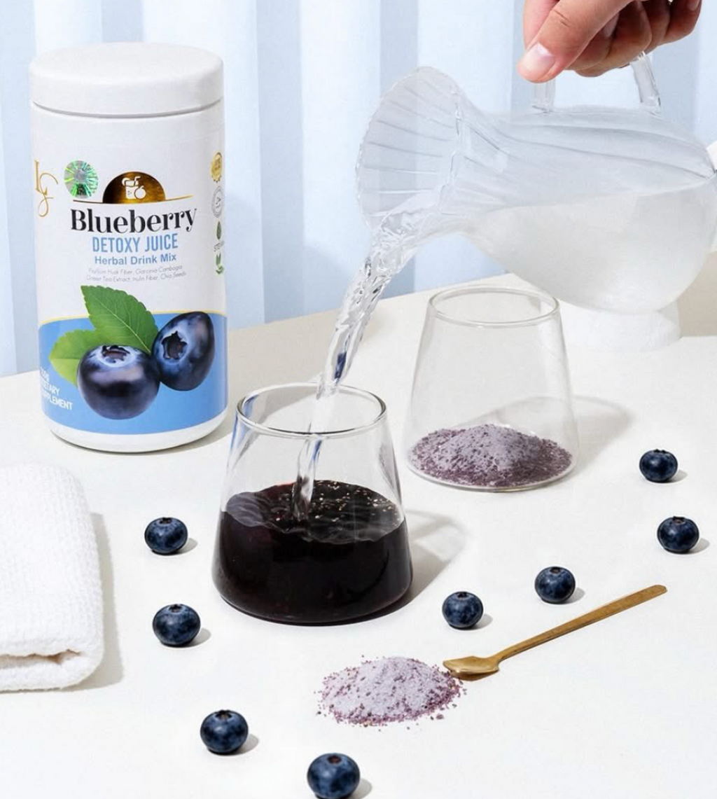 Luxe Slim Blueberry Detoxy Juice Canister 500g