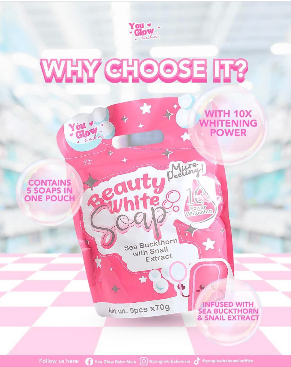 You Glow Babe Beauty White Soap  5x70g (350 g)